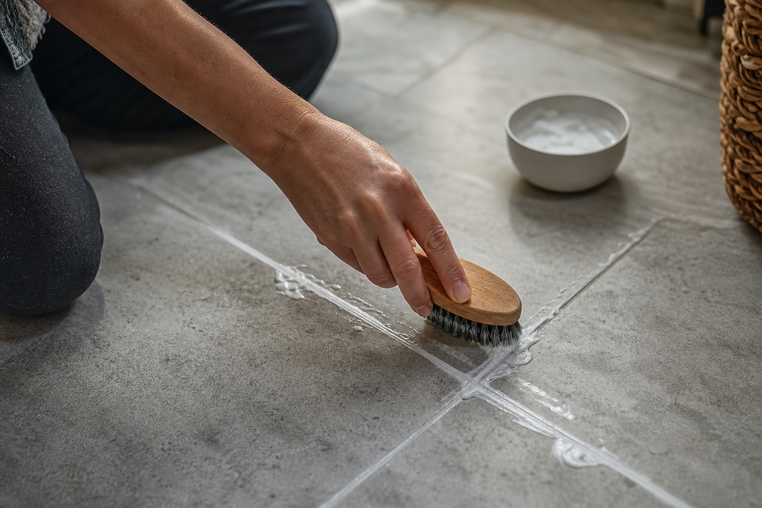 Natural Ways to Clean Grout with Vinegar and Baking Soda: An Atlanta Homeowner's Guide — visual 1