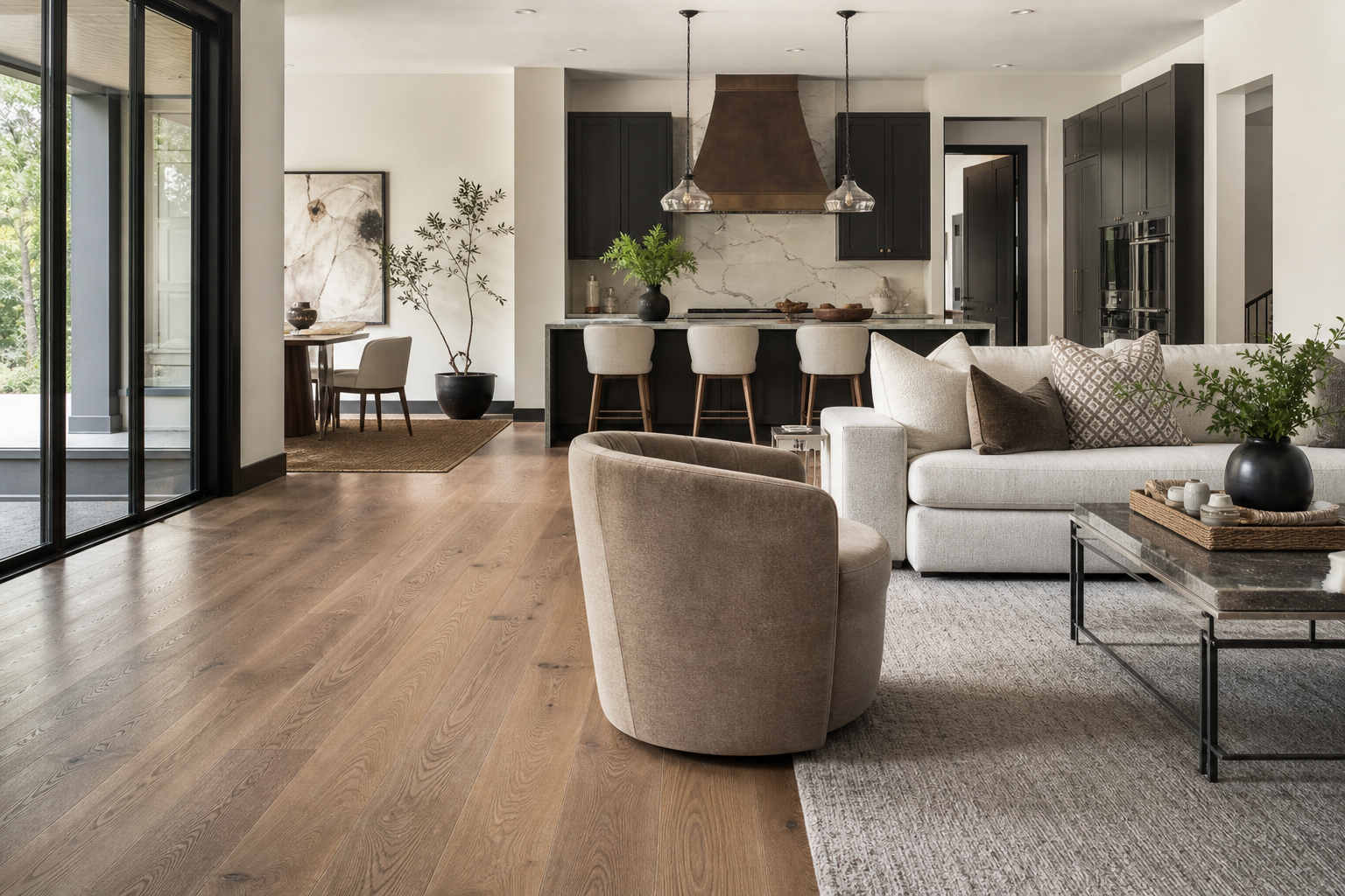 A Guide to Cleaning Hardwood Floors with Weathered Oak and Provincial Stains