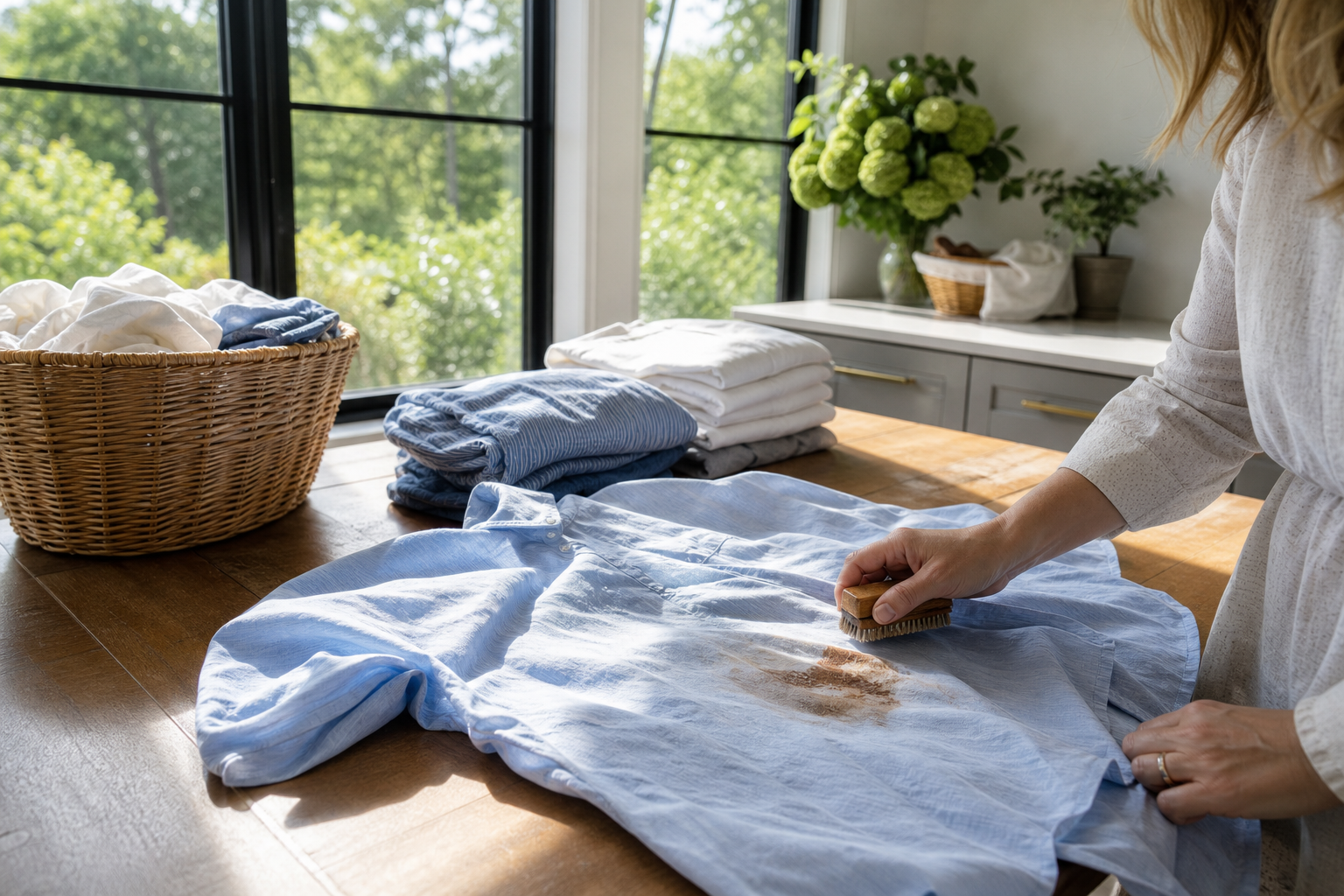 How to Remove Wood Stain from Clothes After Washing: An Atlanta Homeowner’s Guide